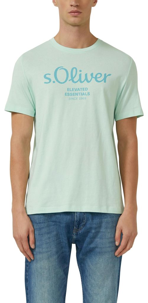 s.Oliver 2139909.61D1.XL, Koszulka, Męski, Turkusowy, XL, Zdjęcie produktu 
