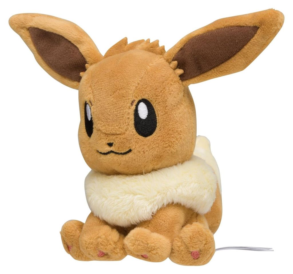 Pokemon Evoli Kuscheltier - 17 cm Plüschtier Eevee