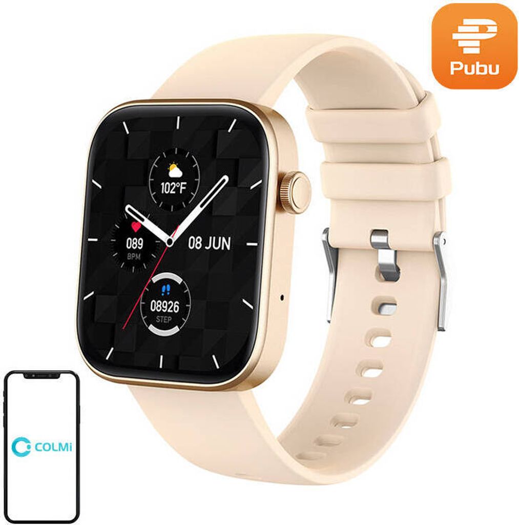 Colmi - P71 GOLD - Smartwatch Productafbeelding 