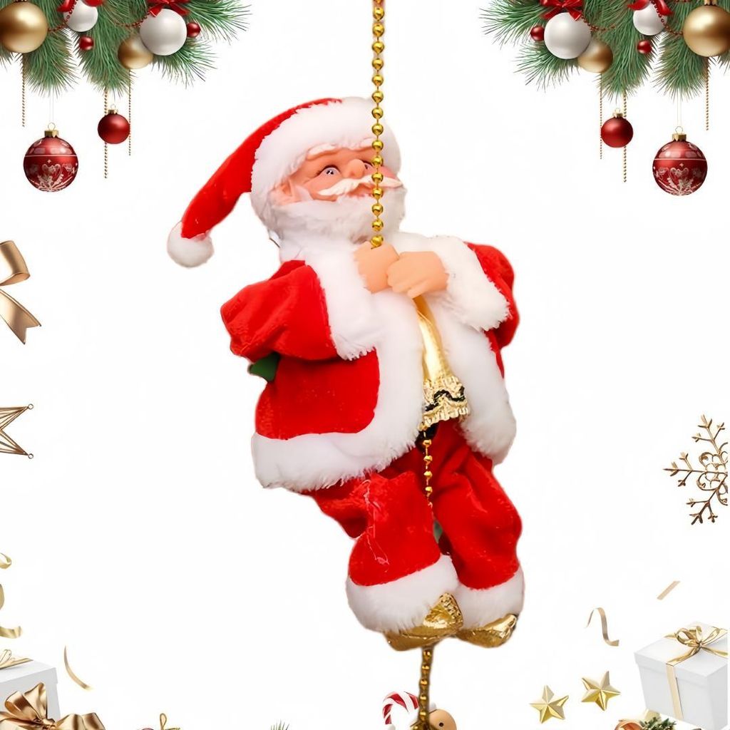 Kletternder Weihnachtsmann, Weihnachtsdeko, Produktbild 