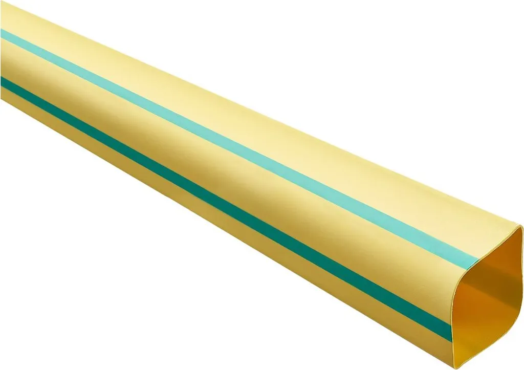 Tubo Termorestringente 3:1 STEX24 Verde/Giallo 12/4 mm - Rotolo 50m