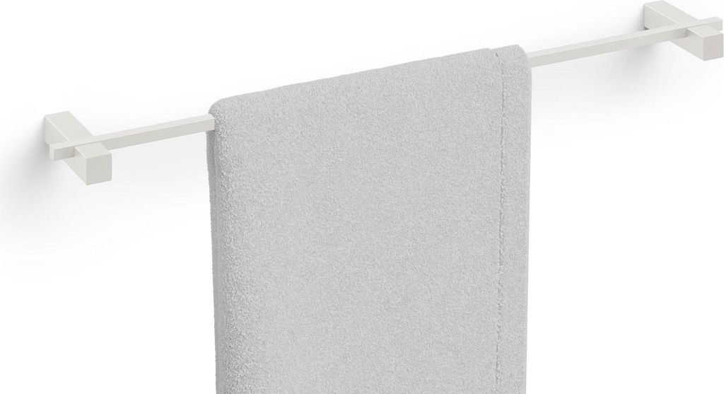 Zack Carvo 40812 Toilettenstange, Edelstahl, 66 cm, Weiß