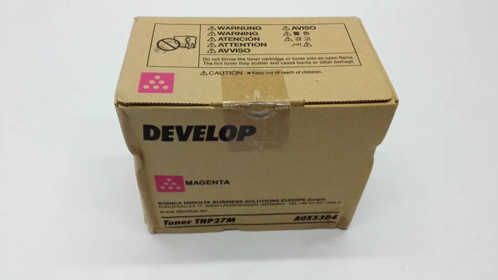 Toner Develop TNP27M Magenta A0X53D4 : Fini les Traces et Impressions Floues