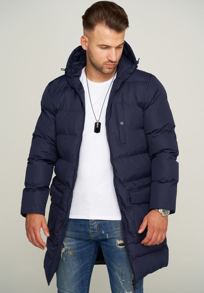 SOULSTAR Herren Parka S2ROROS mit Kapuze warme Winterjacke Wintermantel Steppjacke Pufferjacke