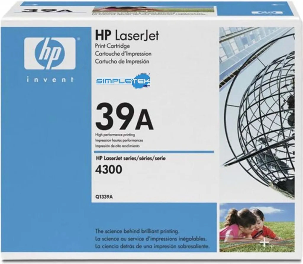 Hp Q1339A 39A Toner Originale Nero Laserjet 4300 4300N 4300Dtn