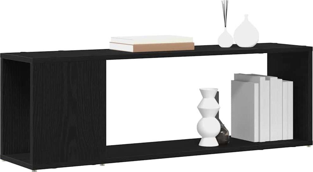 "im Sonderangebot"TV-Schrank Industriestil - CLORIS - Fernsehenschrank -set Schwarz 100 x 24 x 63 cm Holzwerkstoff - DEMöbel5810971