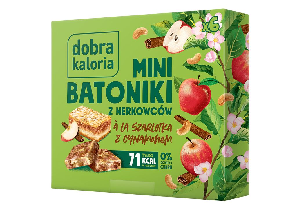 MINI KEŠU TYČINKY A'LA JABLČNÝ PÁR SO ŠKORICOU (6 x 17 g) Obrázok produktu 
