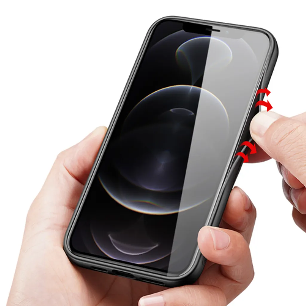 nevox StyleShell Nylo pour iPhone 13 Pro Max - Coque de Protection Noir - 2