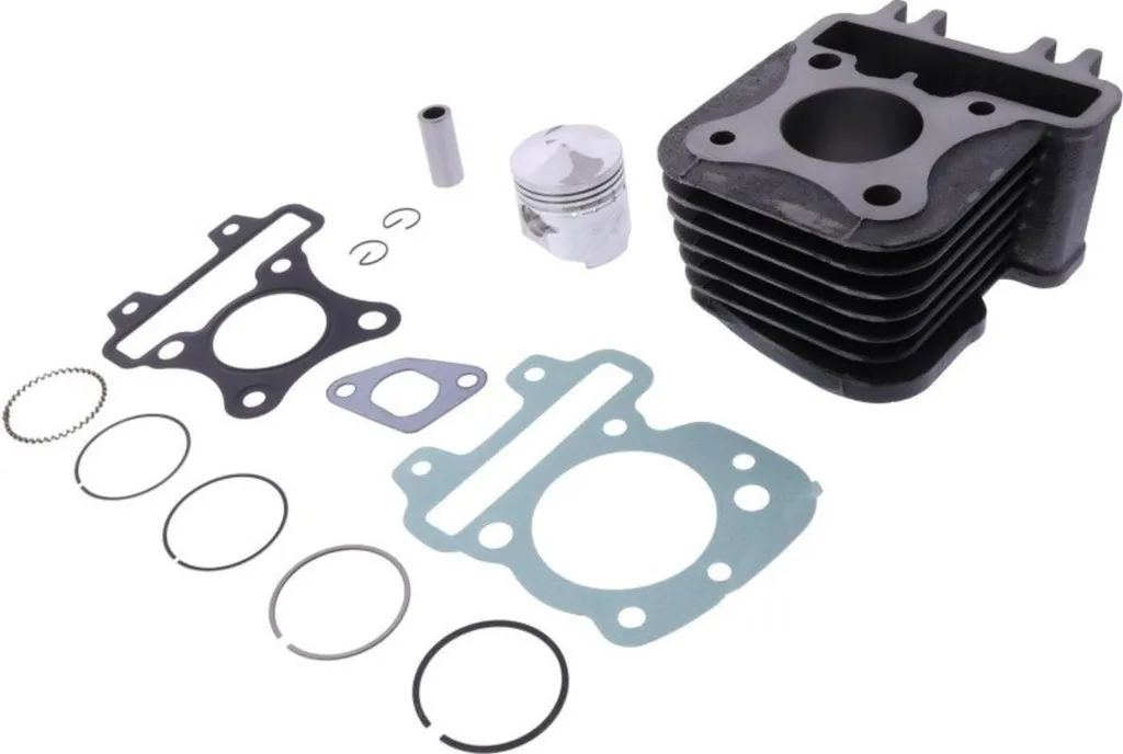Kit cylindre piston 50cc en fonte JMP pour Piaggio Liberty et Italjet