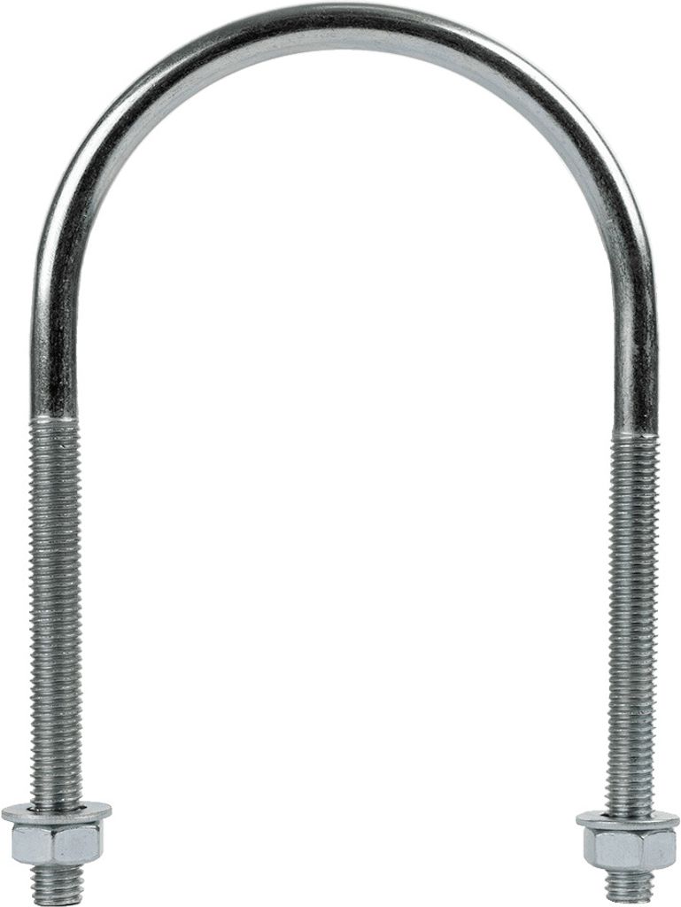 M8 Rundschelle mit Muttern und Unterlegscheiben 77/136