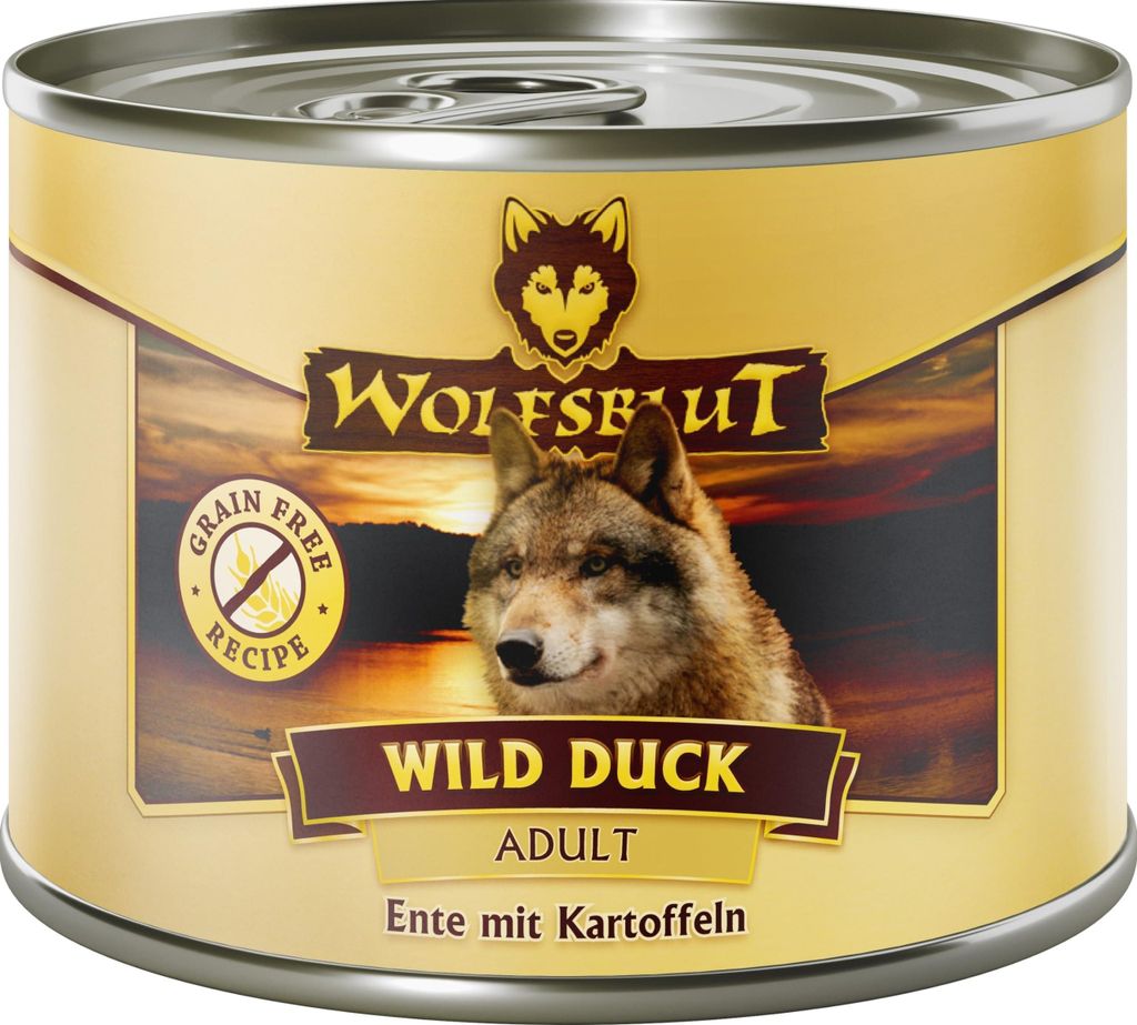 Wolfsblut Wild Duck Futter 200 g 6 Stück Produktbild 