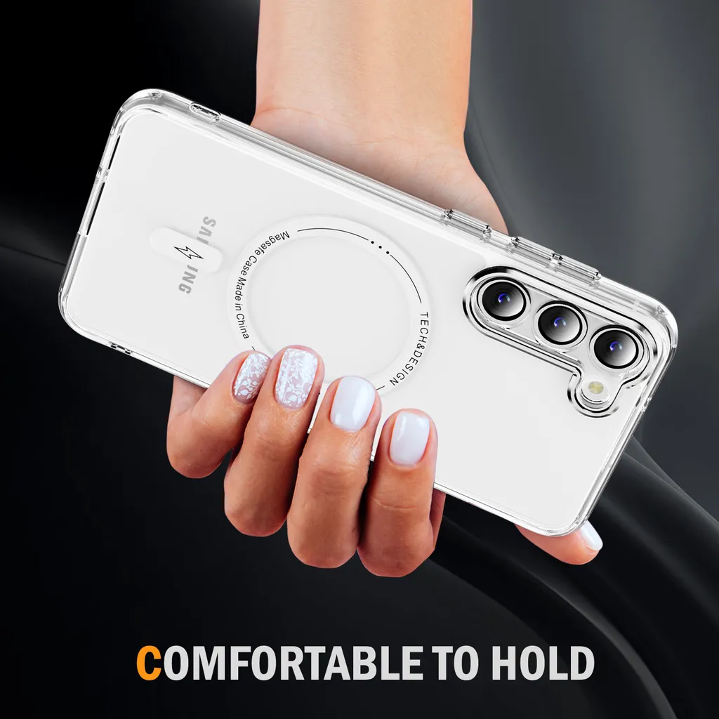 Migliore Cover Samsung S23 MagSafe Trasparente Bianco - Recensione e Vendita - 7