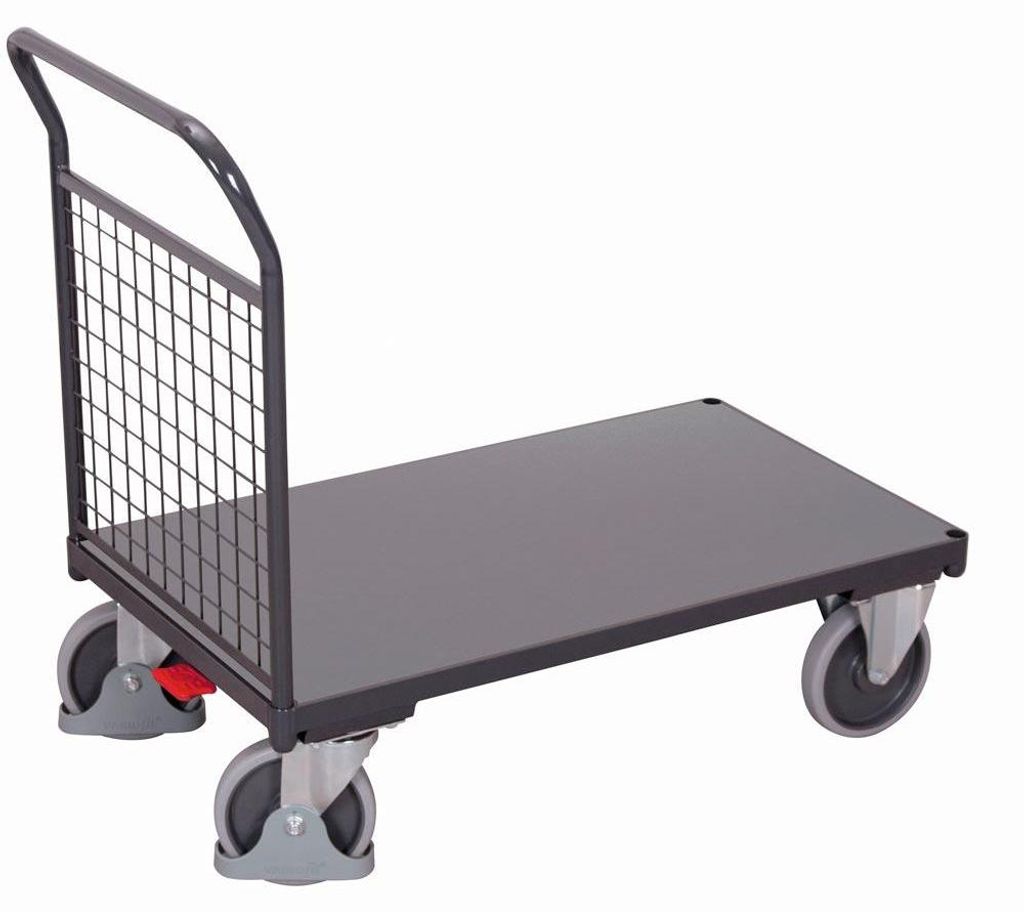 VARIOfit Stirnwandwagen mit Drahtgitter 1030x600mm Anthrazitgrau RAL 7016
