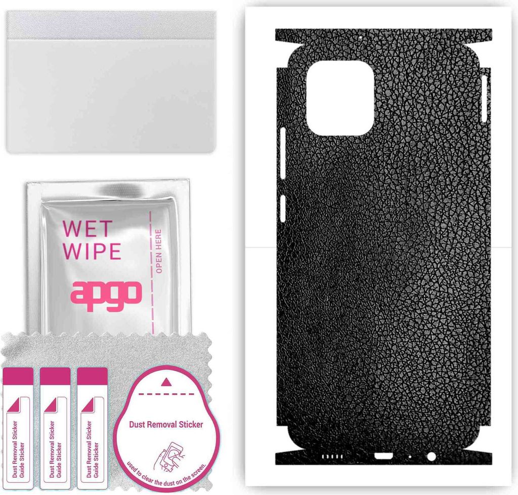 apgo Rückseite + Seiten Schutzfolie, Skin, kompatibel mit Samsung Galaxy A03, Hinten Displayschutzfolie aus Vinylfolie, kratzfest, einfache Montag...