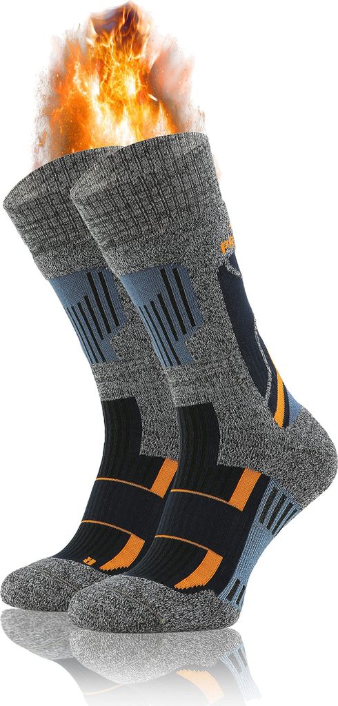 Sesto Senso Winter Trekking Kniestrümpfe Mit Silber Orange 42-44
