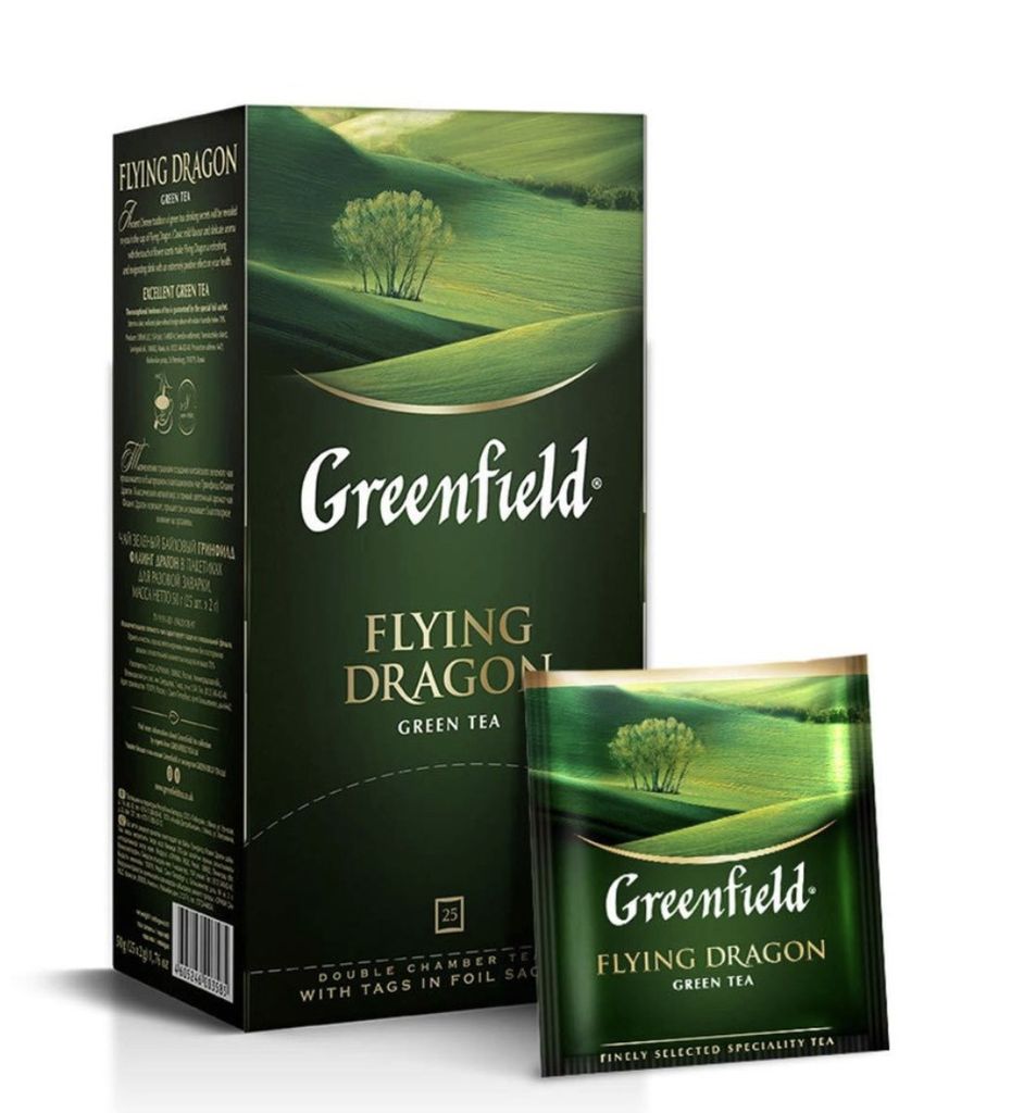 Tee Greenfield green FLYING DRAGON 25 btl
