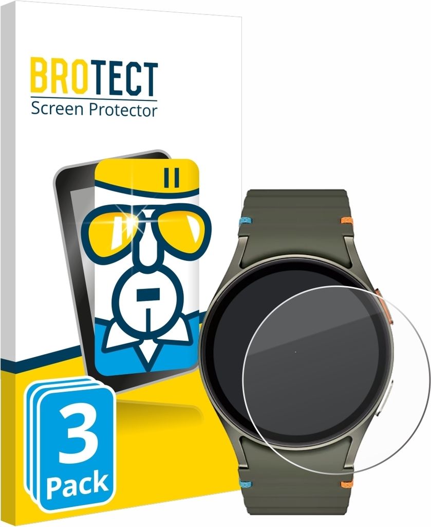 3x BROTECT Schutzglas für Samsung Galaxy Watch 6 / 7 / 8 Produktbild 