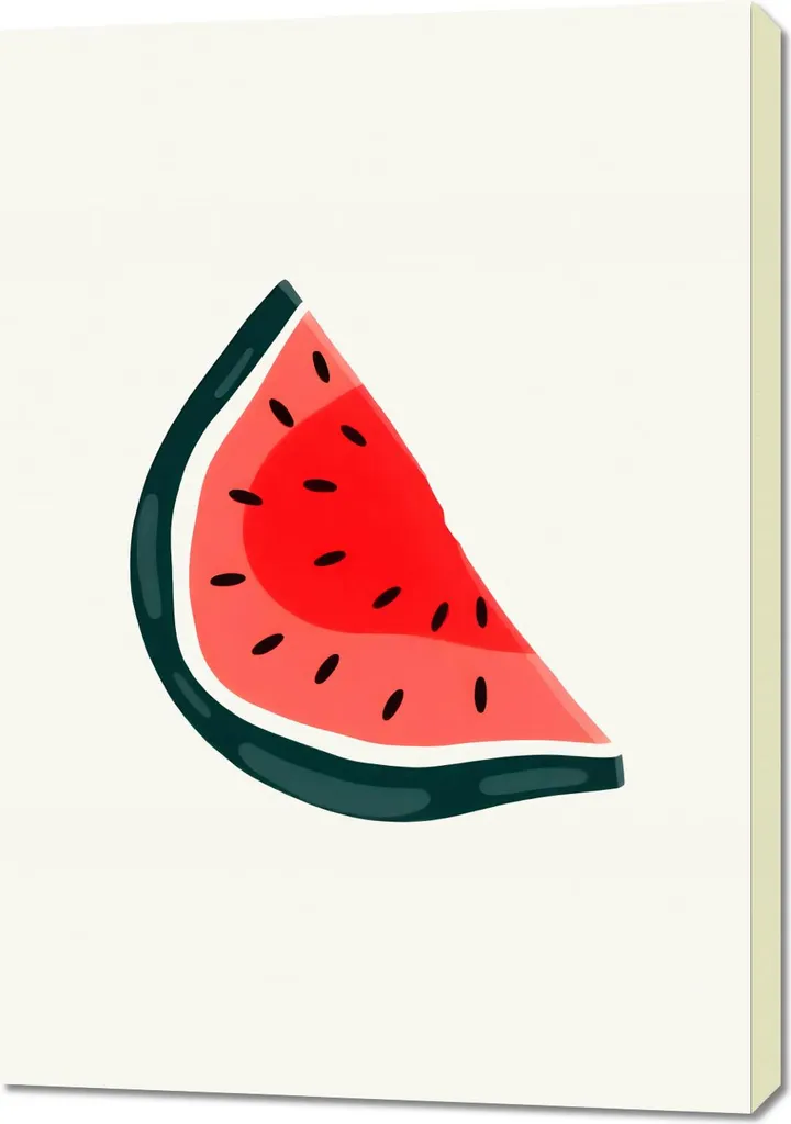 Quadro Vintage Pop Art Frutta 70x100 - Tela Moderna per Soggiorno