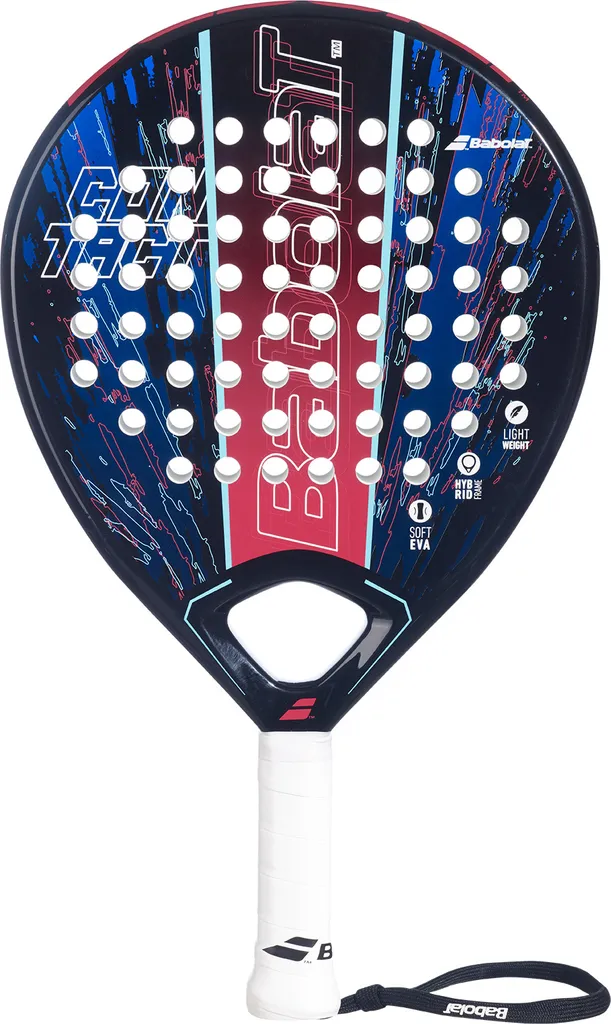 Babolat Contact raquette padel ronde et légère en Noir et Bleu