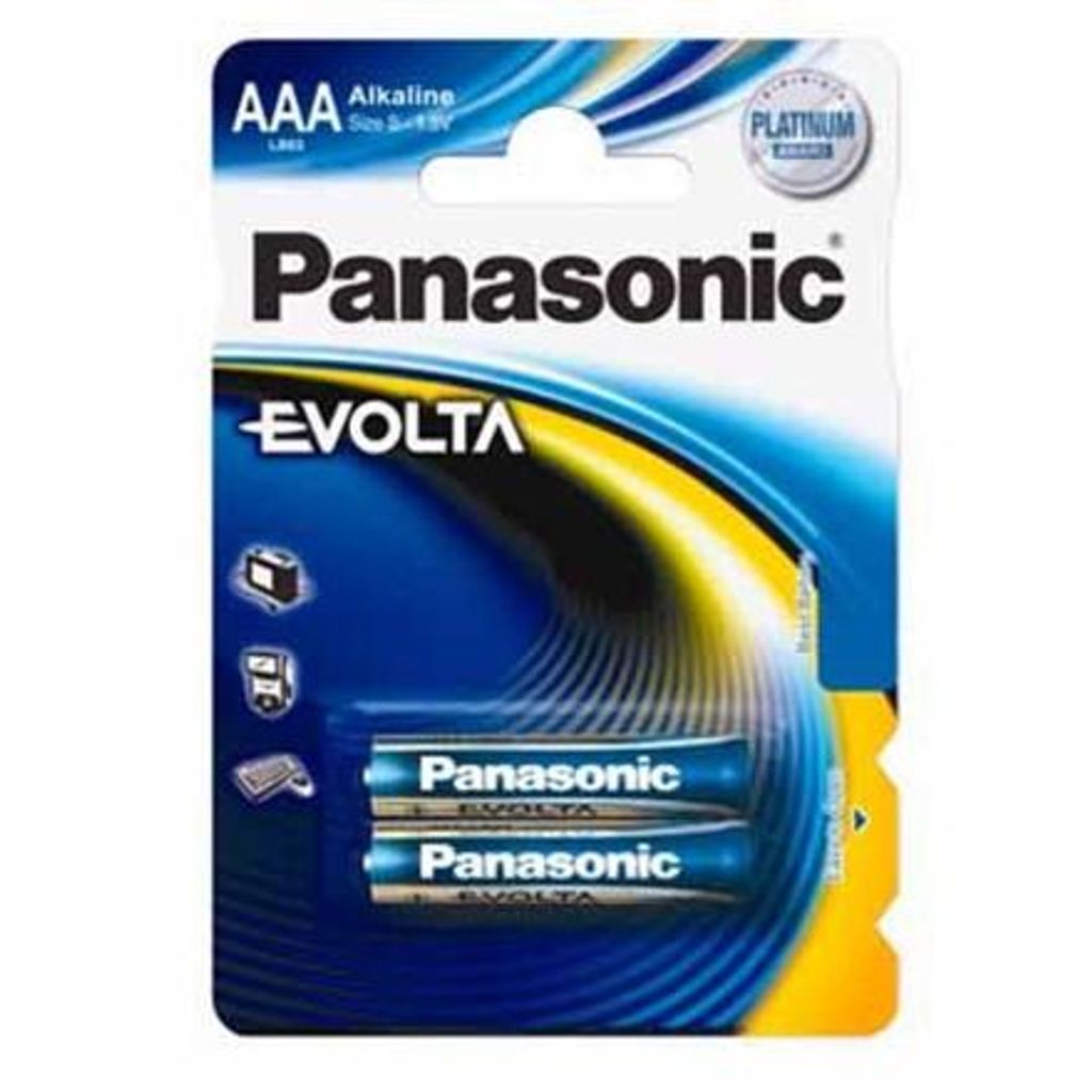 1x2 Panasonic Evolta LR 03 Micro AAA LR03EGE/2BP