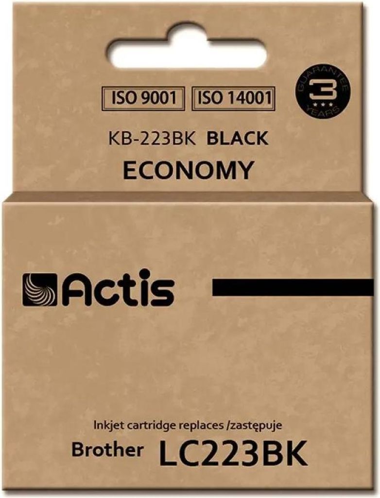 Actis KB-223BK Tonerkartusche (Ersatz für Brother LC223BK; Standard; 16ml; schwarz)