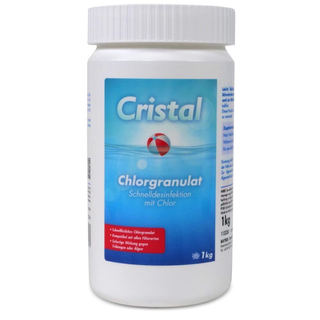 CRISTAL Chlorgranulat schnell löslich 1,0 kg Produktbild 