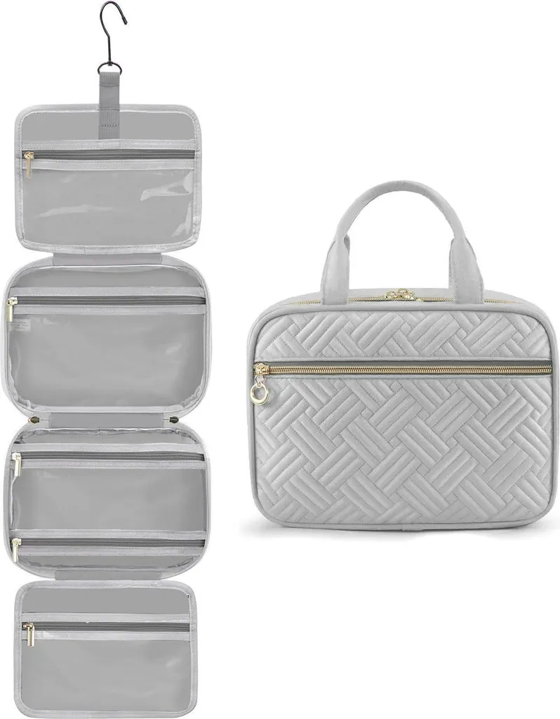 Trousse de voyage suspendue pour femme idéale pour hôtel et camping