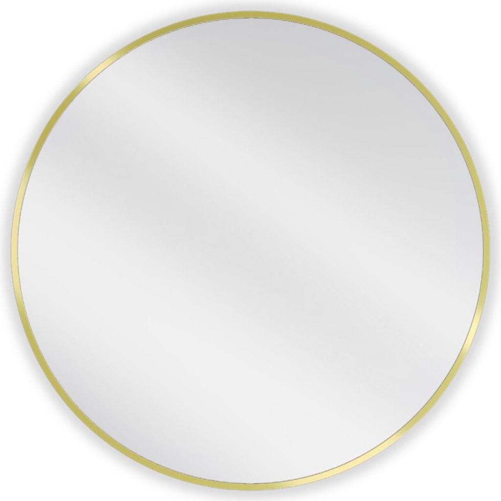 Mexen Loft lustro łazienkowe okragłe 70 cm, rama złota - Zdjęcie produktu 