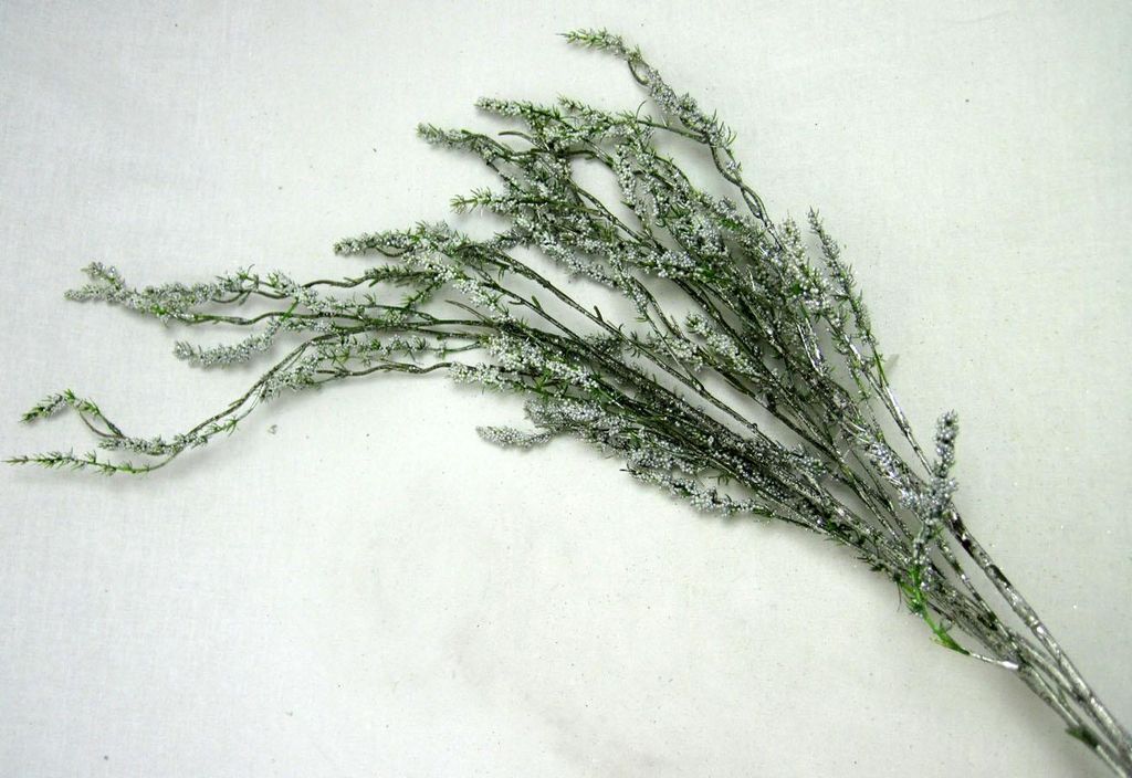 1 Dekozweig Beifuß grün-silber, Frostoptik ca. 120cm