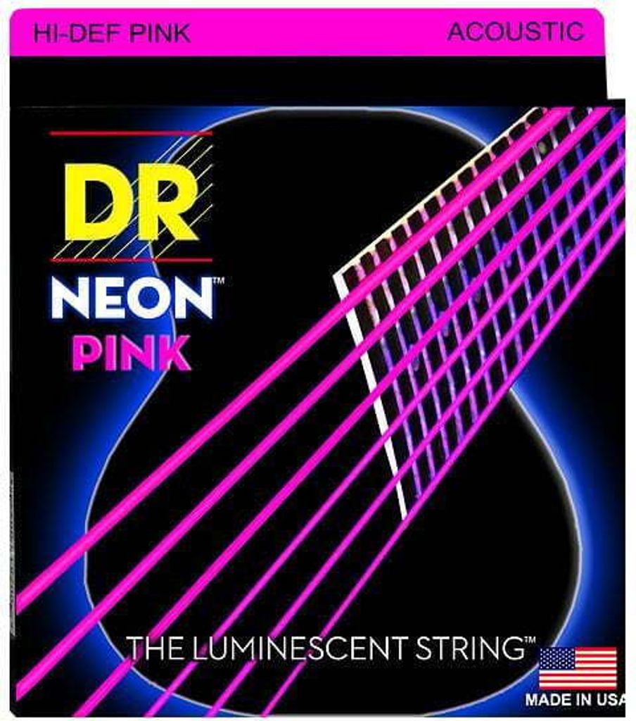 DR Strings NPA-12 HiDef Neon Struny do gitary akustycznej Zdjęcie produktu 