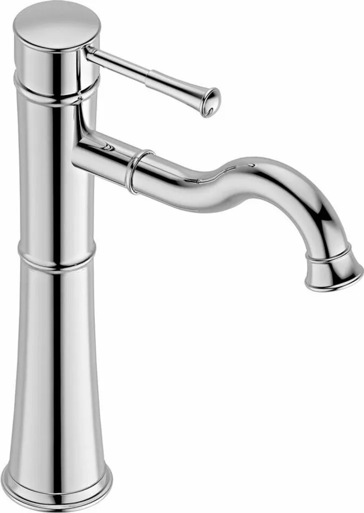 Rubinetto Alto ATENA Cromo per Bagno Moderno | Design Senza Scarico