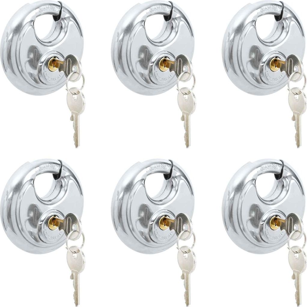 schlösser mit Schlüsseln Silber Edelstahl