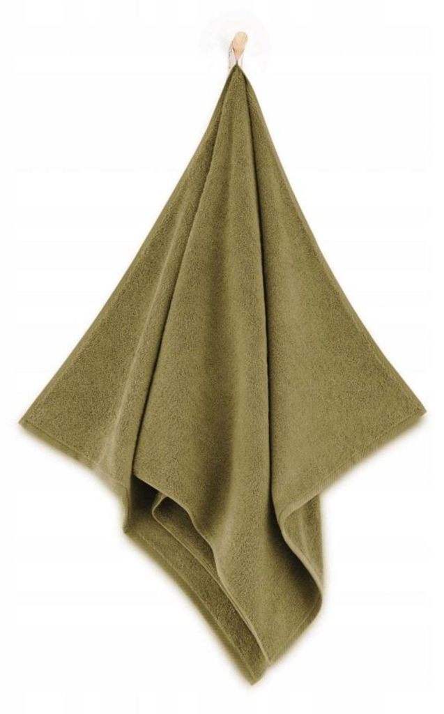 Handtuch - 100% Baumwolle - 500 g/m2 - 50x100 cm - Extra Saugfähig - Grün - hohe Grammatur - KIWI2