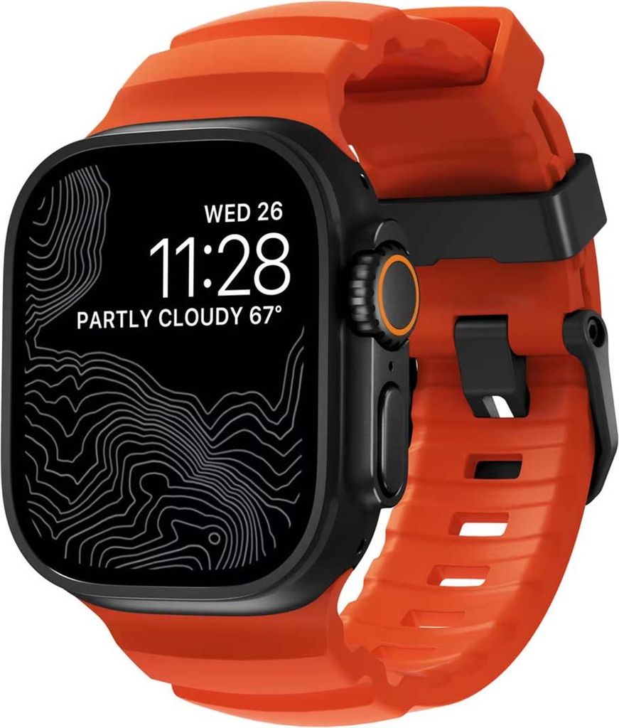 Bracelet Nomad Rocky Point Apple Watch Ultra 46mm Rouge Image du produit 