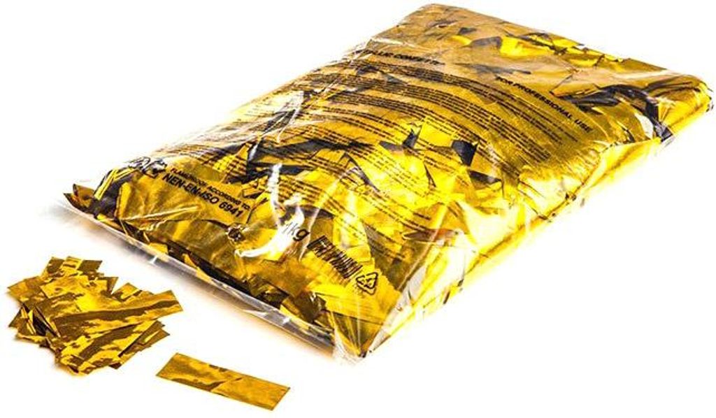 Magic FX Metallic Konfetti Rechteckig 55x17mm - Gold 1kg Produktbild 
