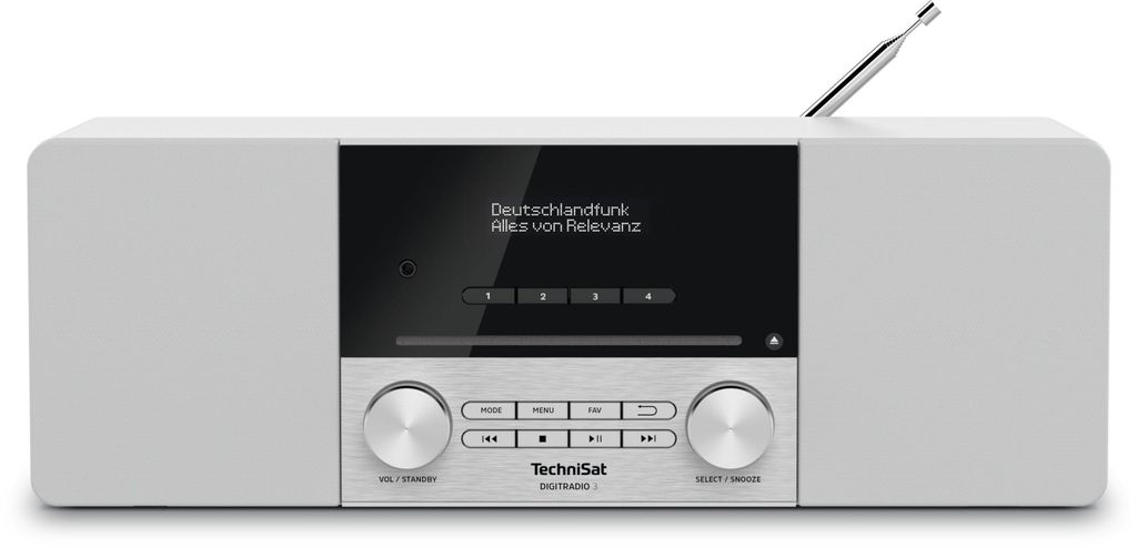 TechniSat DIGITRADIO 3 | DAB+/UKW/CD-Stereoradio, Bluetooth Produktbild 