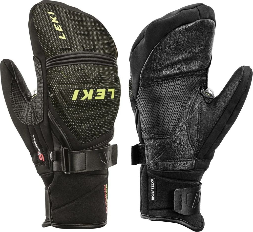 Leki Race Coach C-Tech S Mitt Skihandschuhe Fäustlinge 652802601 : 10 Grösse - Handschuhe: 10