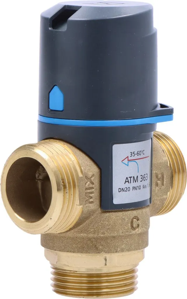 Anti-brûlure Mitigeur thermostatique ATM 363 DN20 35-60°C Kvs 1,6 fiable