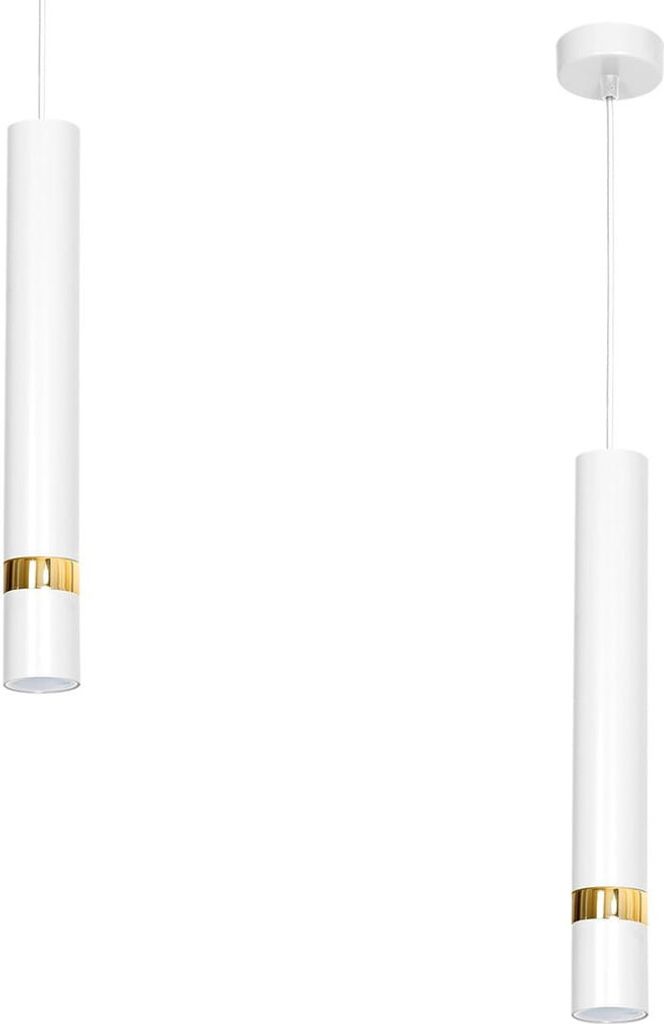 Pendelleuchte Milagro JOKER 1xGU10 weiß gold Metall