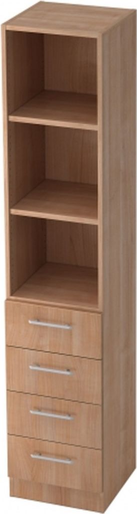 Hammerbacher Schublad.Regal 7600 RE Nussb/Nussb., V7600/N/N/RE
