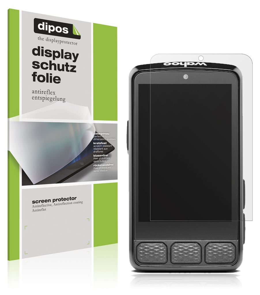 2x Schutzfolie für Wahoo Elemnt Bolt 3 matt Produktbild 