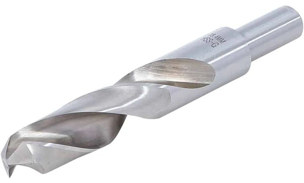 Foret hélicoïdal HSS D-Work 18,4 mm pour perçage précis de l'acier
