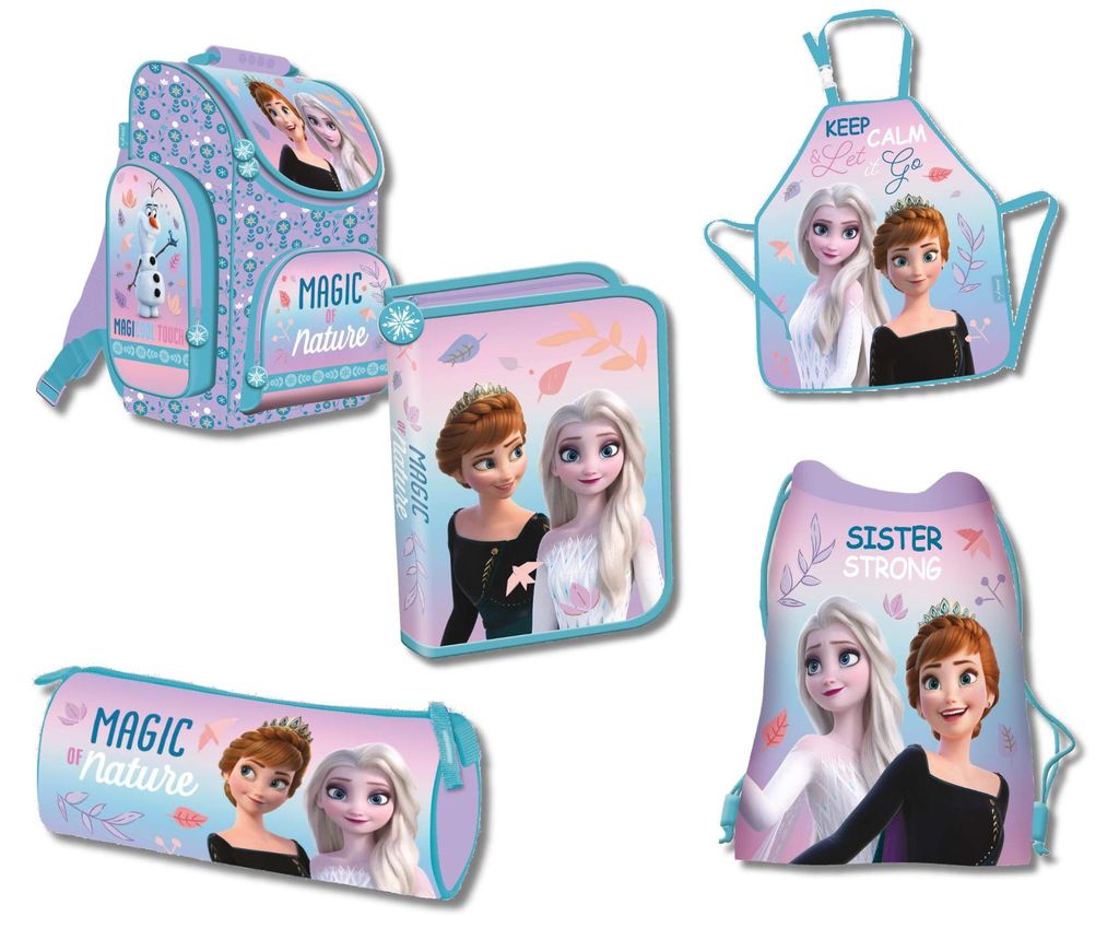 St.Majewski Frozen Schultaschen-Set - praktisch, robust, & stilvoll für die Schule und Freizeit