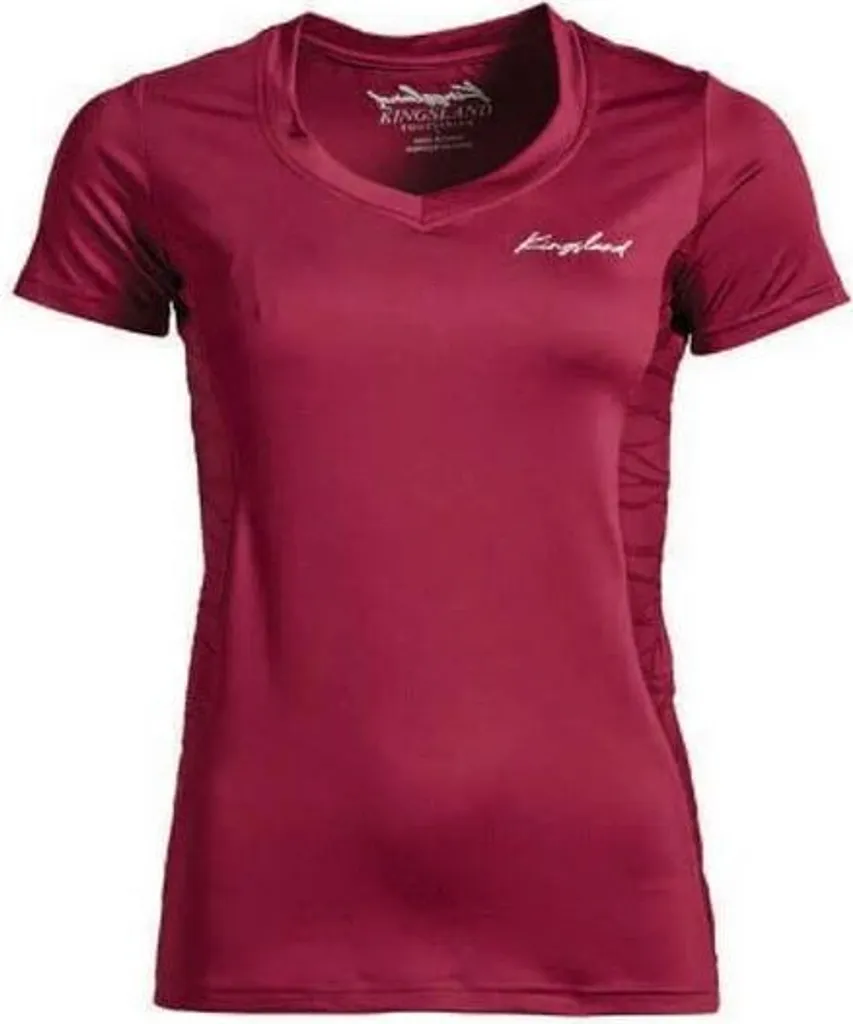 Kingsland T-Shirt Damen KLpenny New KL Burgundy Taille L pour Femme