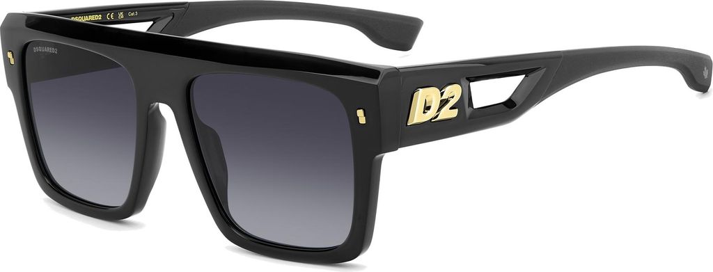 Dsquared2 D2 0127/S Black 56/19/145 Herren Sonnenbrillen Produktbild 