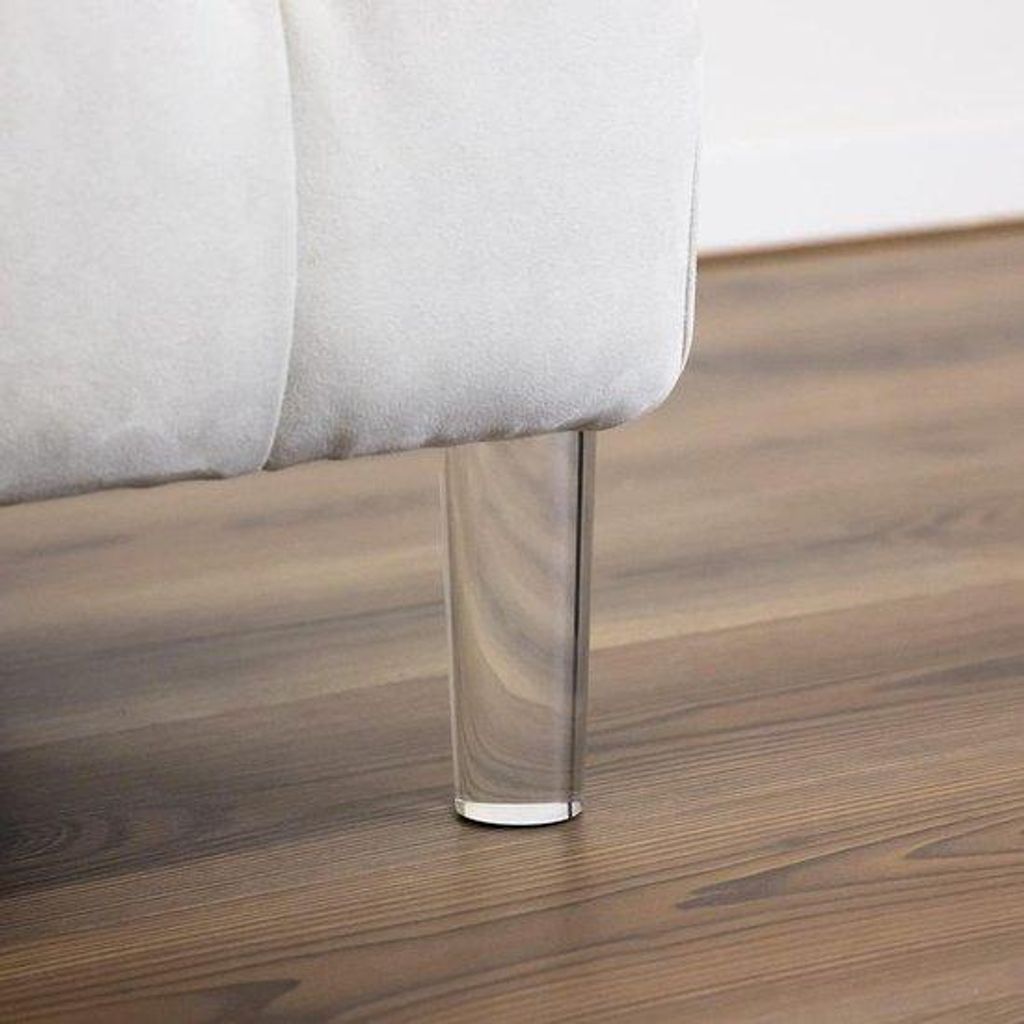 Gambe in plastica - Supporti trasparenti per mobili - Immagine del prodotto 