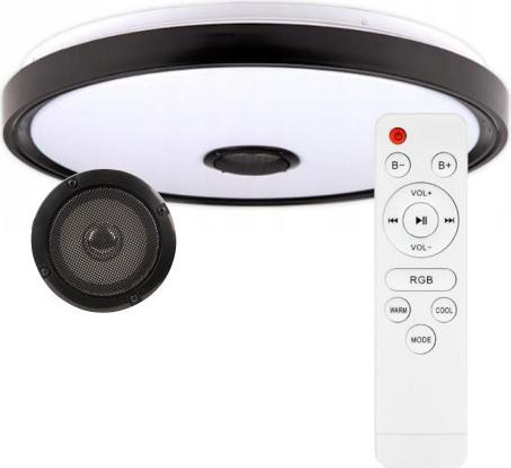Lampa sufitowa LED 72W RGB głośnik Bluetooth + pilot Zdjęcie produktu 