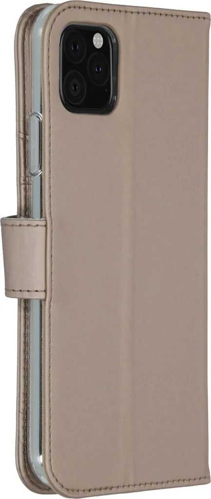 Accezz Wallet Custodia a libro in TPU per iPhone 11 Pro Max - Oro - 2