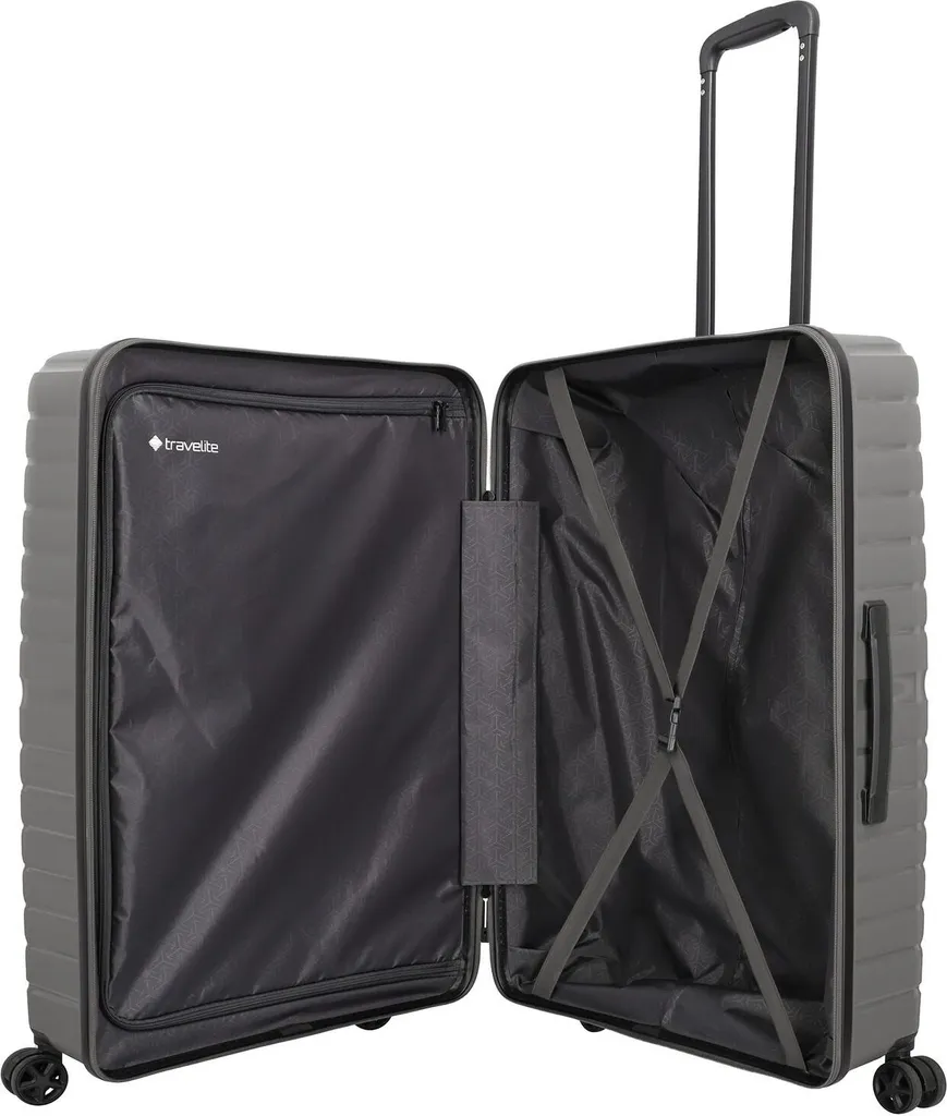 Bagage travelite Trient 76cm Anthracite - Valise 4 Roues Grande Capacité