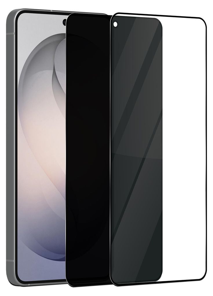 2-Pack Samsung S26 Plus Bildschirmschutz (1 Privacy + 1 Klar) - Gehärtetes Glas 9H - Super Qualität 3D